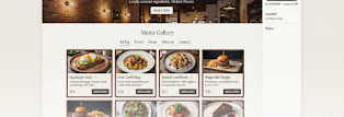 Illustrative Bistro restaurant and menu gallery artwork