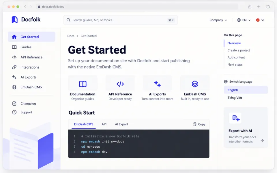 Docfolk Studio interface concept — illustrative AI preview, not a live installation